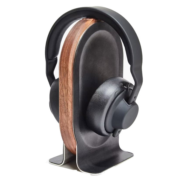 Leather Wood Headphone Stand