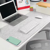 Wool Felt Desk Pad - Light Grey / Large
