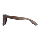 Walnut Wood Wayfarer Sunglasses - Brown